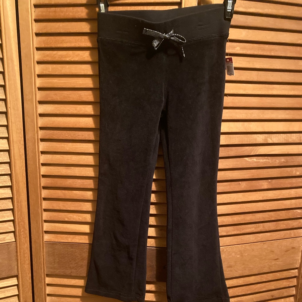 Piper Black Velour Pants